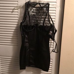 New. Faux vegan leather semi sizeSmall Very sexy with gstring